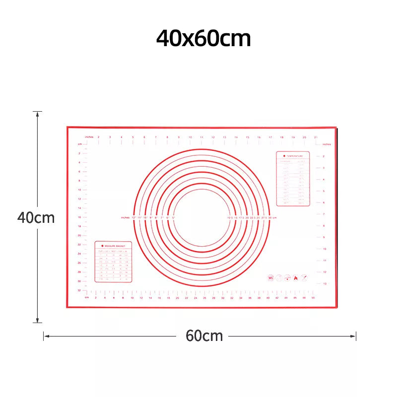 Non-Stick Silicone Baking Mat for Pizza Dough and Pastry Making