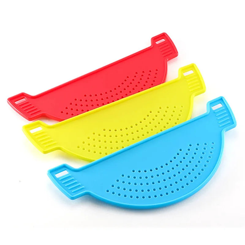 Plastic Drain Basket with Leakproof Baffle - Kitchen Accessories