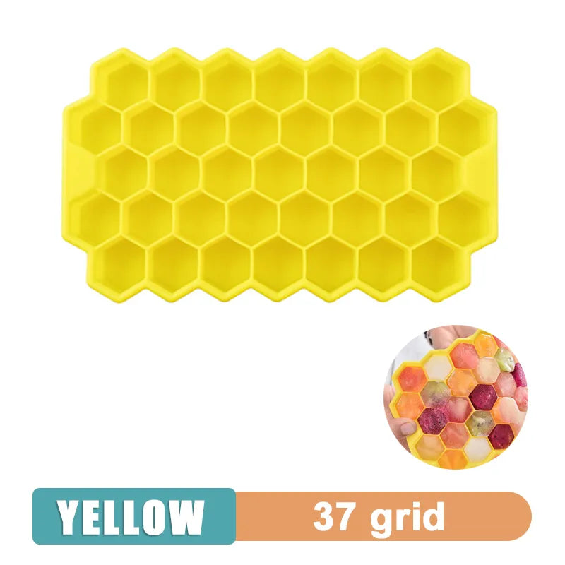 Large Silicone Ice Cube Tray with Multiple Grids