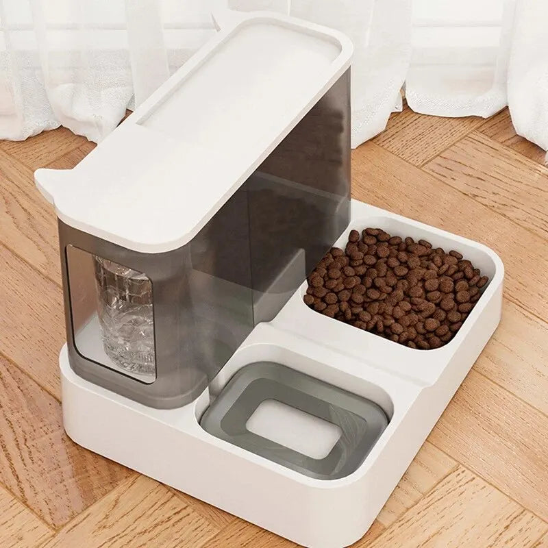Large Capacity Automatic Pet Food and Water Dispenser
