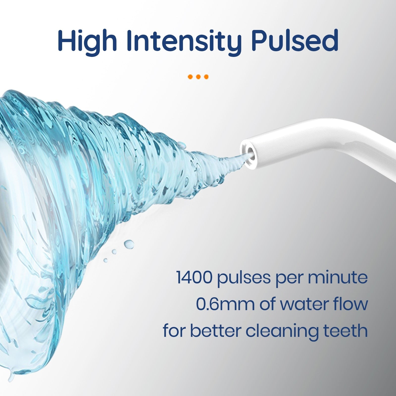 USB Rechargeable Dental Water Flosser - Portable Oral Irrigator