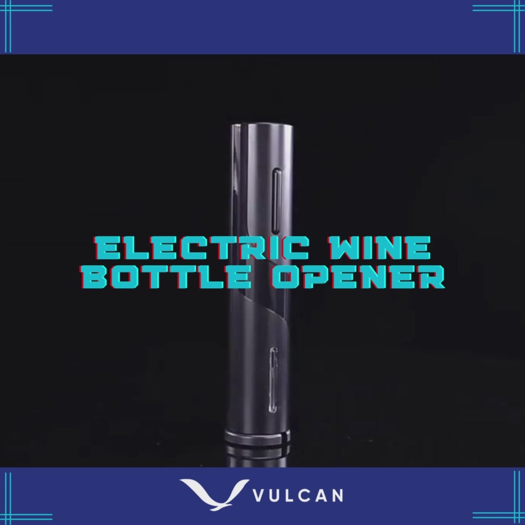 Electric Wine Corkscrew + FREE Stand, Decanter & Stopper