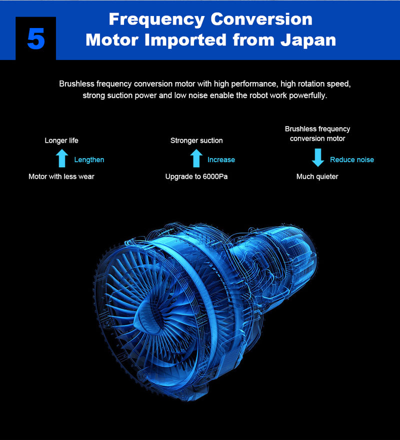 Robot Vacuum Cleaner - AI Map Navigation, WiFi App, Electric Water Tank, Wet Mop