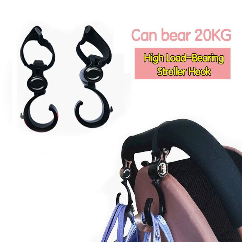 Pram/Stroller Hooks - Clip On