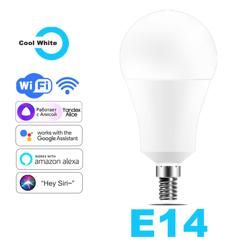 WiFi Smart Light Bulb - RBG/Warm/Cool