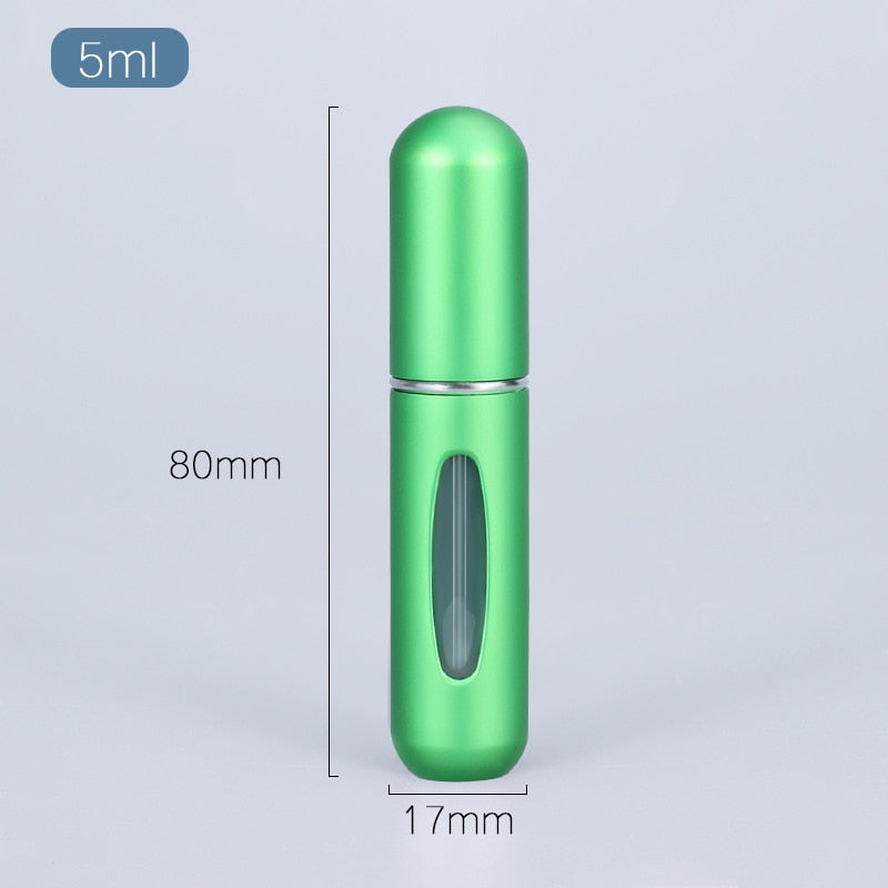 Portable 5ml Perfume Atomizer - Travel-Friendly Refillable Container