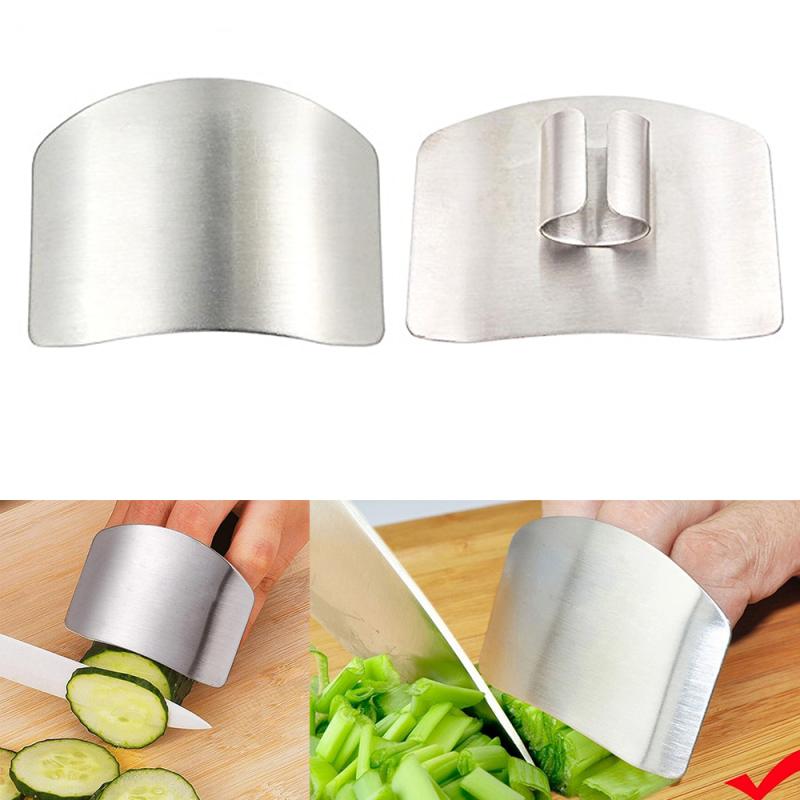 Stainless Steel Finger Guard - Protection When Cutting Food