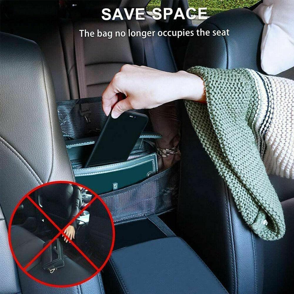 Large Capacity Car Seat Storage Net - Car Organiser & Pet Barrier