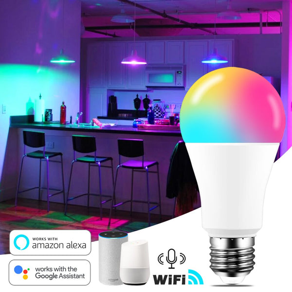 WiFi Smart Light Bulb - RBG/Warm/Cool