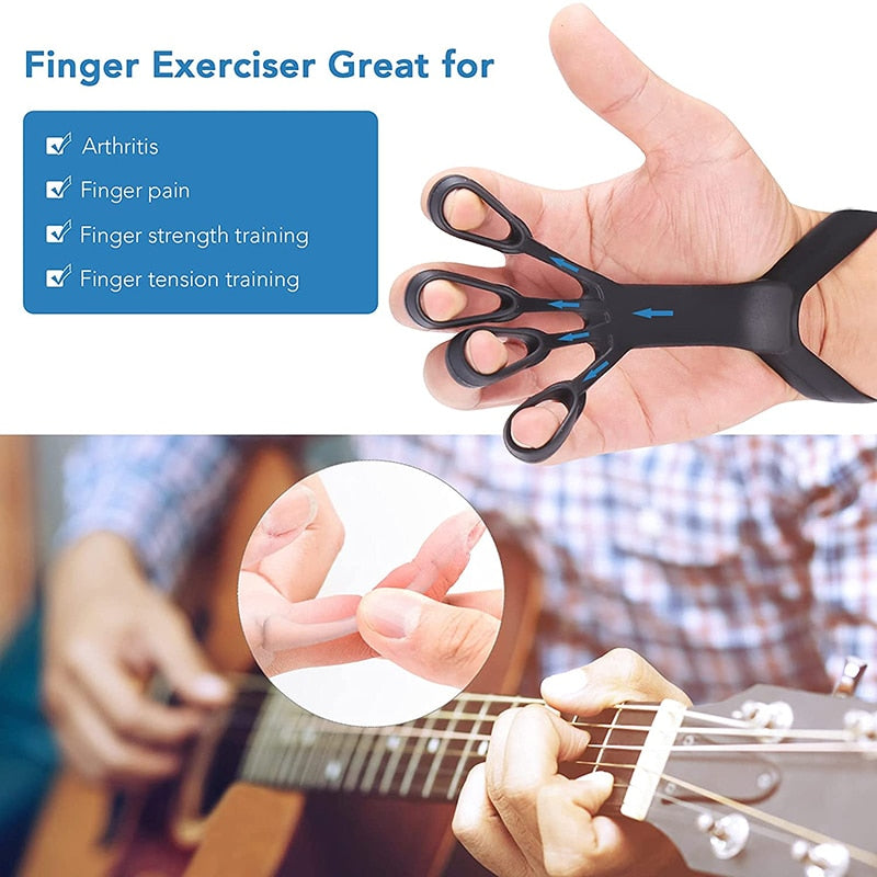 Silicone Finger Exercise Stretcher - Hand Grip Trainer