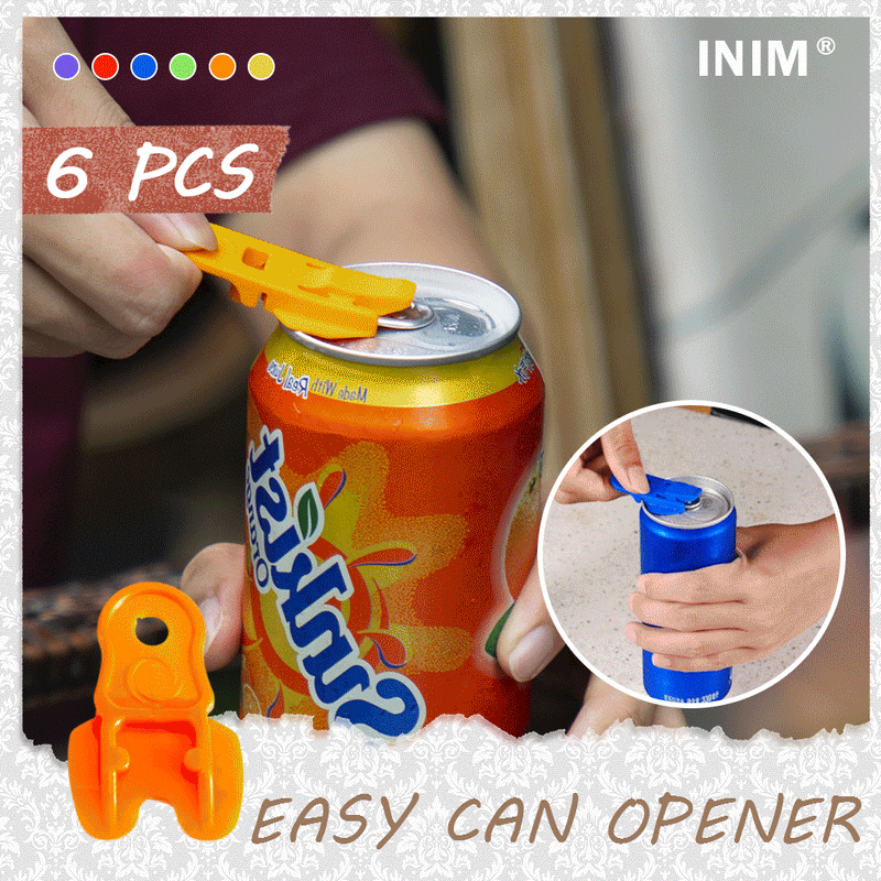 Easy Open Can Opener - Plastic (3/6 Piece Sets)