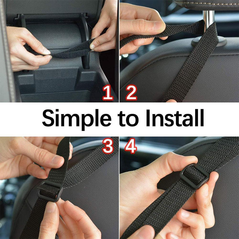 Large Capacity Car Seat Storage Net - Car Organiser & Pet Barrier