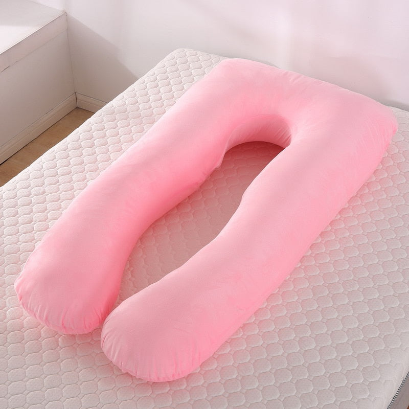 U-Shaped Pregnancy Pillow - Multi-Function Lumbar Support for Pregnant Women