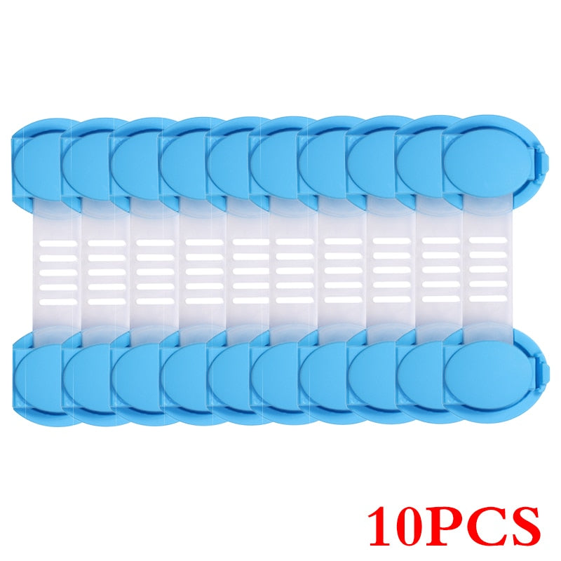 Drawer & Cupboard Safety Locks - Pack of 10