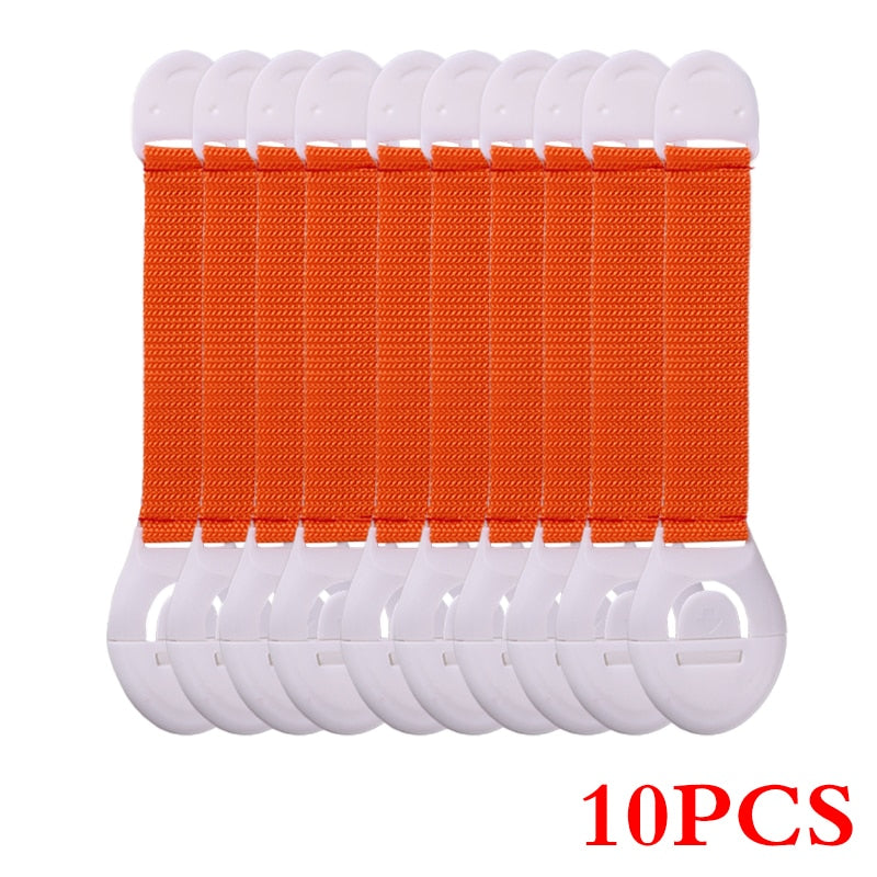 Drawer & Cupboard Safety Locks - Pack of 10