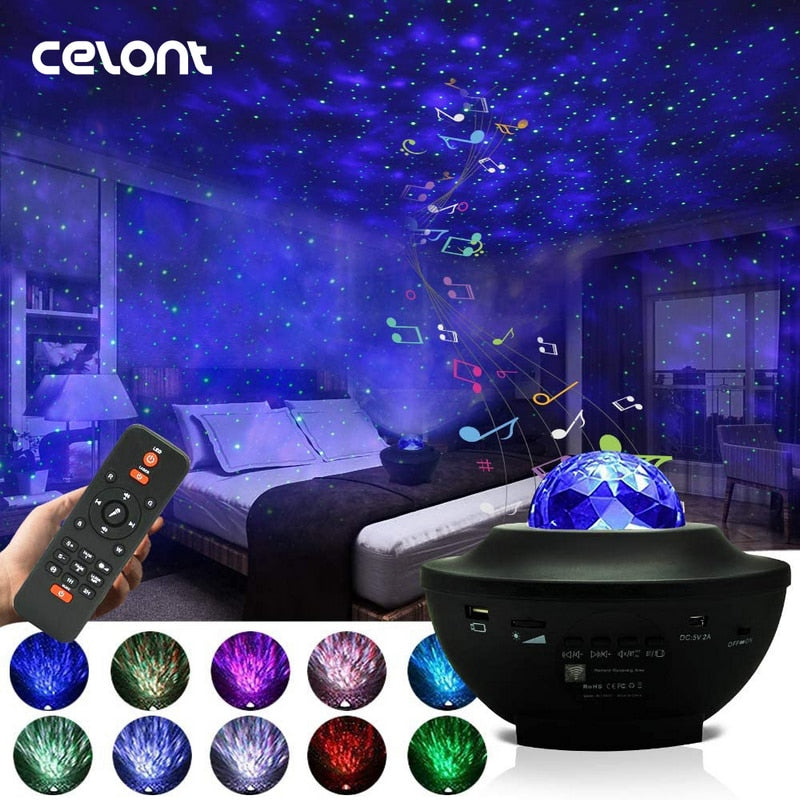 LED Starry Sky Projector - Galaxy Night Light