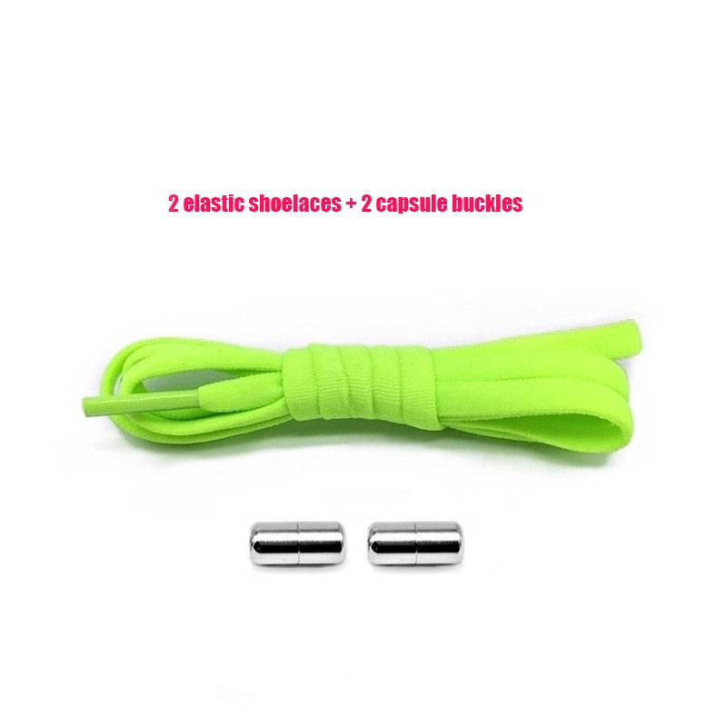 Elastic No Tie Shoelaces - Clip Together