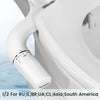 Ultra-Slim Bidet Toilet Seat Attachment - Dual Nozzle, Adjustable Water Pressure