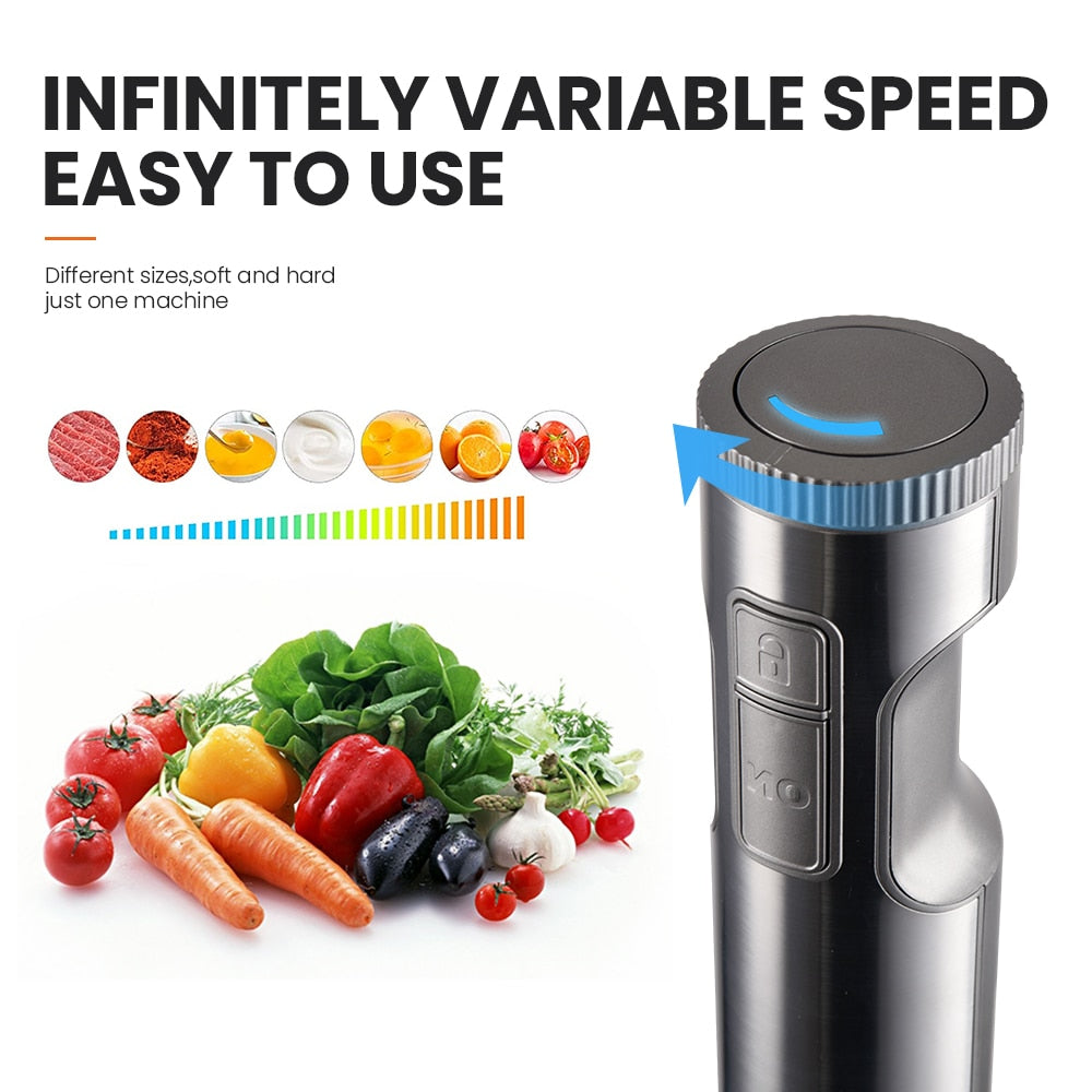 MIUI Hand Immersion Blender - 4-in-1, 1000W Power
