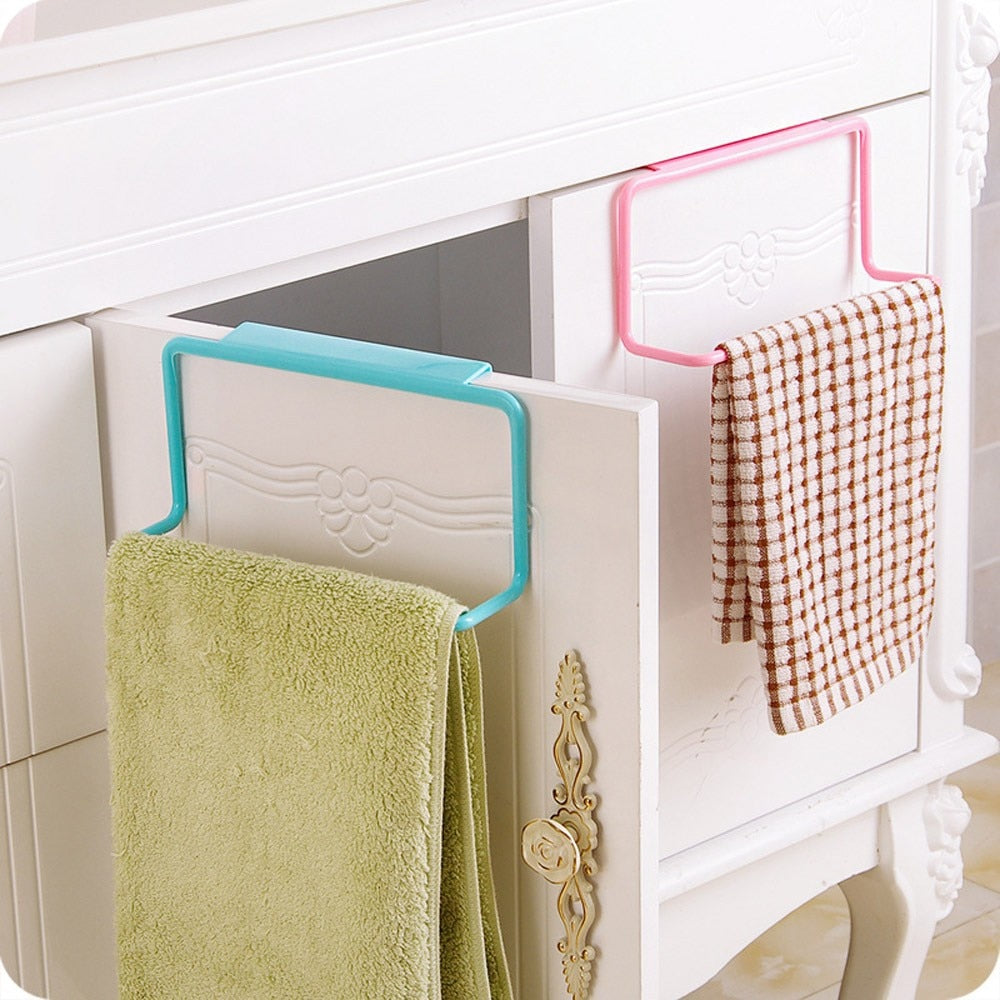 Hanging Towel Rack Organizer - Kitchen and Bathroom Accessories
