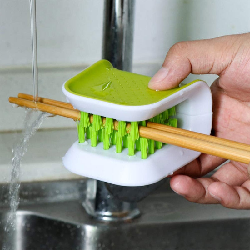 Cutlery Cleaning Brush - Non-Slip Scrubber for your Kitchen Sink