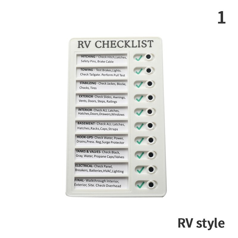 Mini Plastic Board Chore Tracker Chart