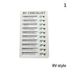 Mini Plastic Board Chore Tracker Chart