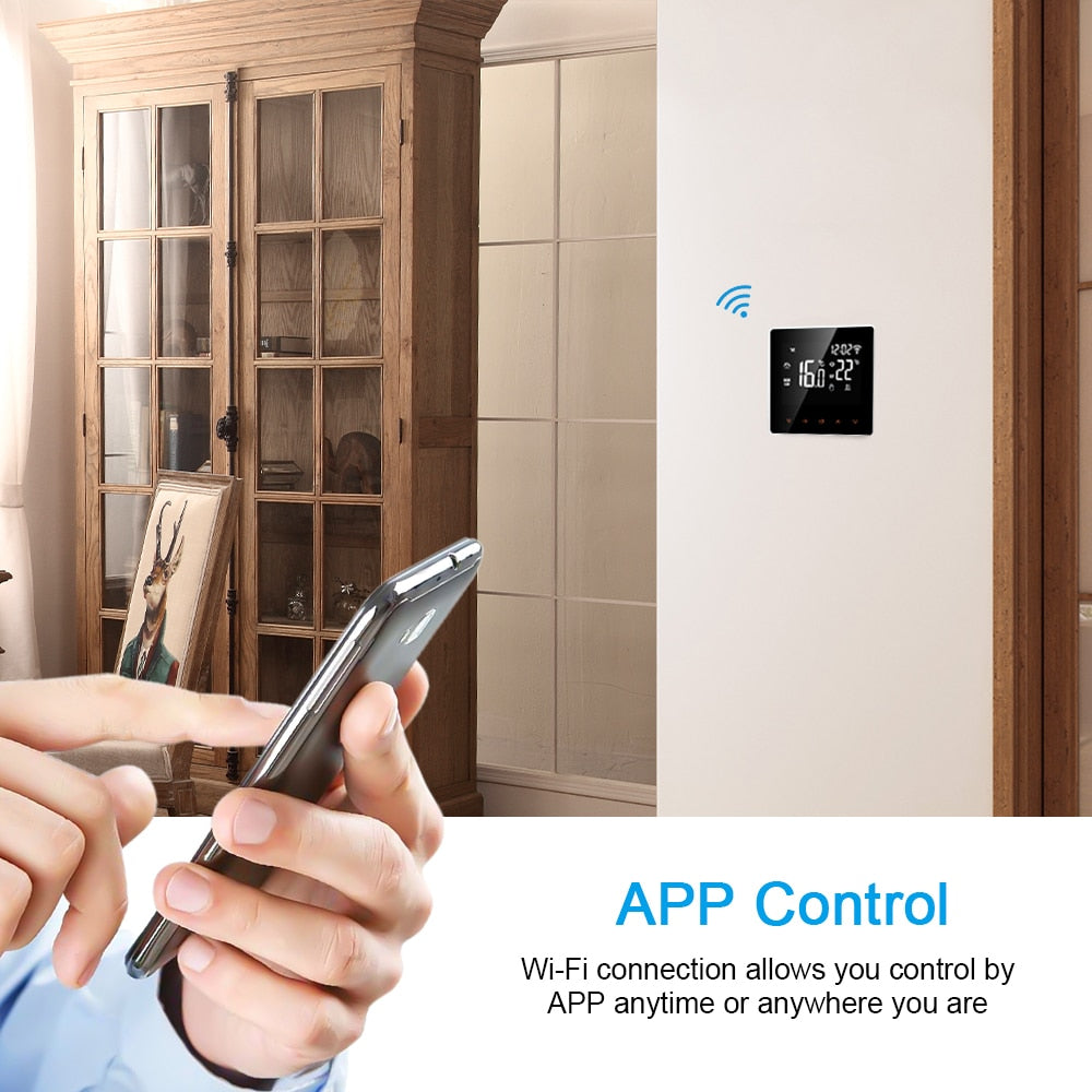 AVATTO Tuya WiFi Smart Thermostat - Remote Temperature Control for Google Home and Alexa