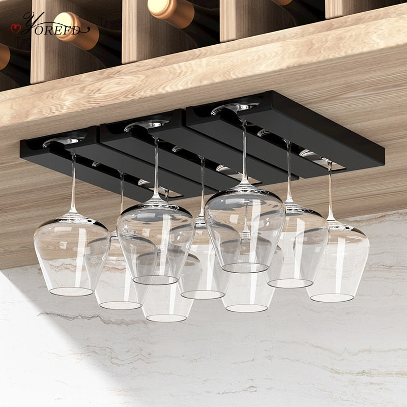 OYOREFD Wall-Mounted Kitchen Cup Holder - Multi-Function Organizer