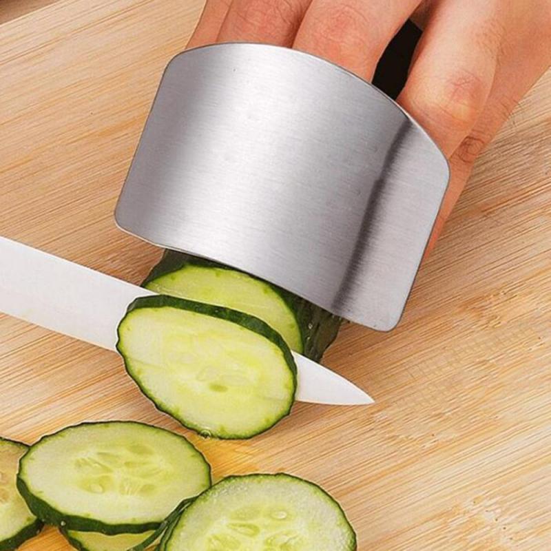 Stainless Steel Finger Guard - Protection When Cutting Food