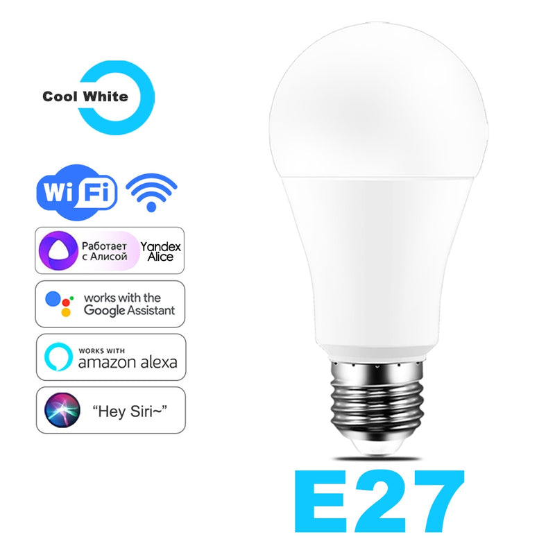 WiFi Smart Light Bulb - RBG/Warm/Cool