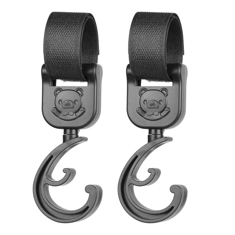 Pram/Stroller Hooks - Clip On