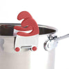 Portable Stainless Steel Pot Side Clips - Anti-Scalding Spatula and Spoon Holder