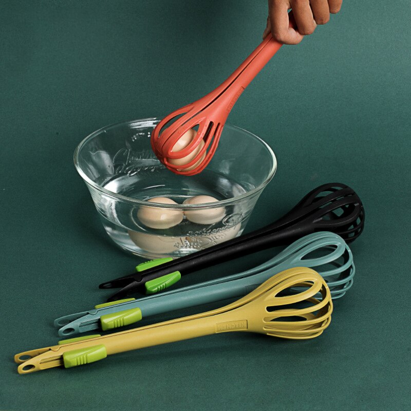 Multifunctional Kitchen Gadgets: Egg Beater, Food Clamp, and Salad Mixer