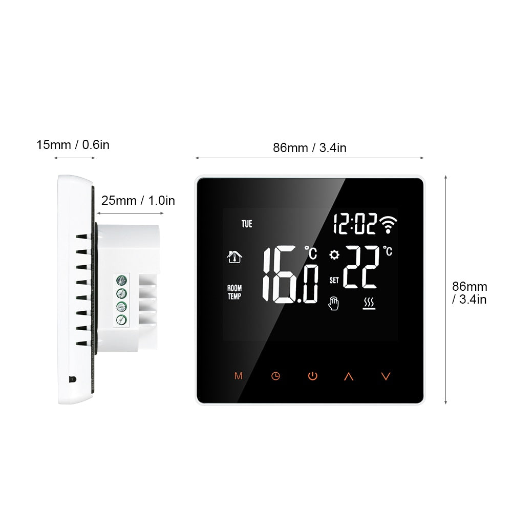 AVATTO Tuya WiFi Smart Thermostat - Remote Temperature Control for Google Home and Alexa