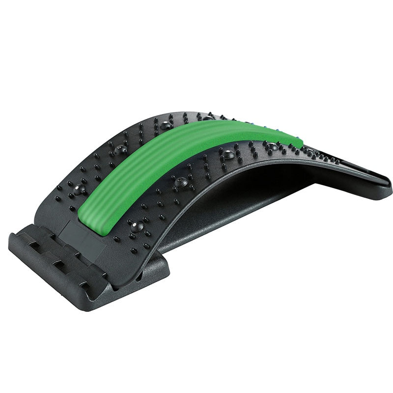 Multi-level Adjustable Back Massager Stretcher - Spine Support Pain Relief & Relaxation