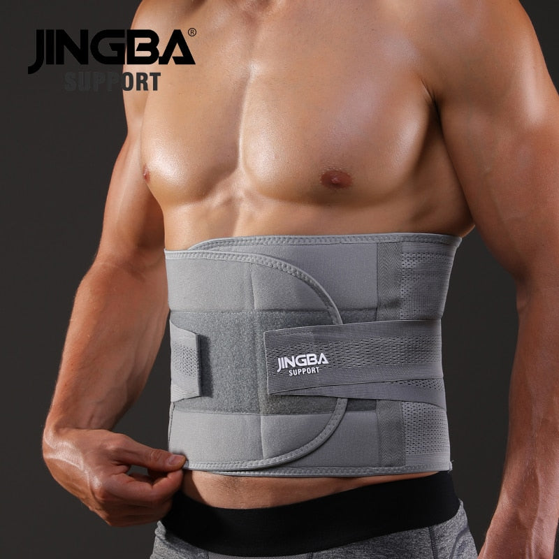 JINGBA SUPPORT Slimming Waist Trainer Belt for Men - Back Support and Fitness Belt