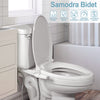 Ultra-Slim Bidet Toilet Seat Attachment - Dual Nozzle, Adjustable Water Pressure