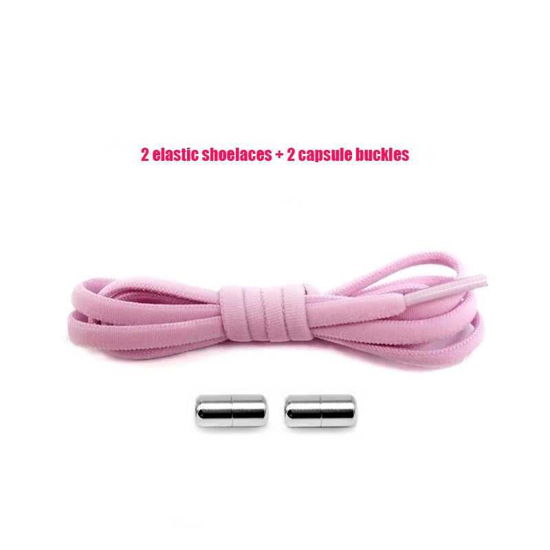 Elastic No Tie Shoelaces - Clip Together