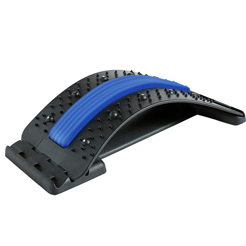 Multi-level Adjustable Back Massager Stretcher - Spine Support Pain Relief & Relaxation