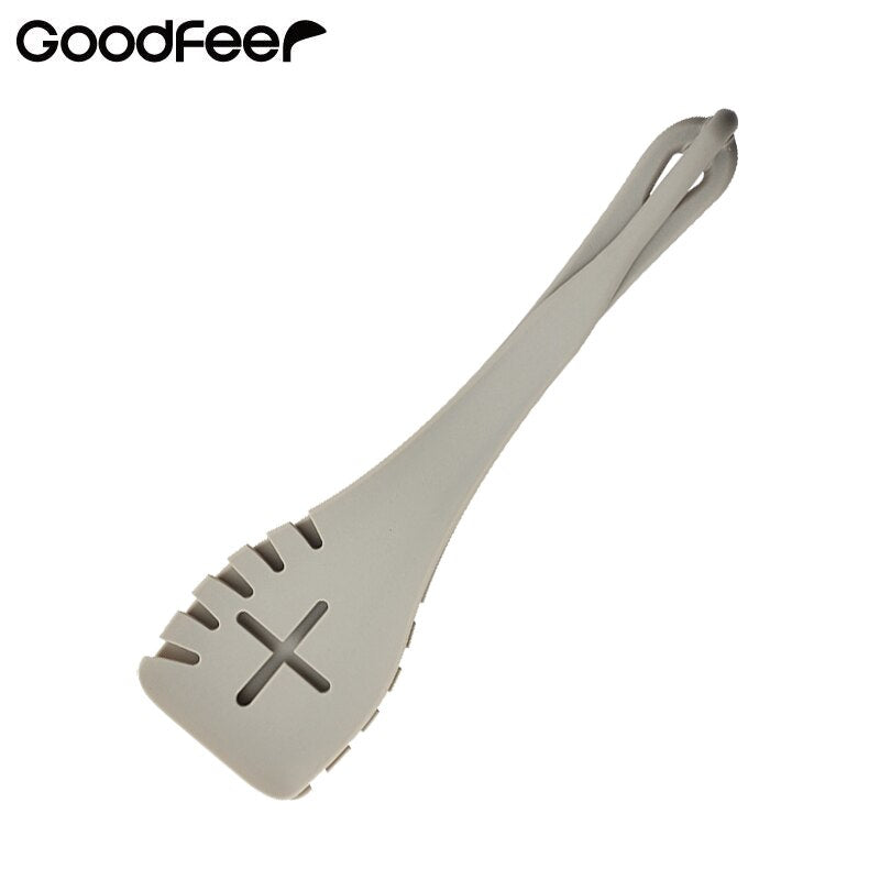 Multifunctional Nylon Food Tongs and Salad Serving Spoon
