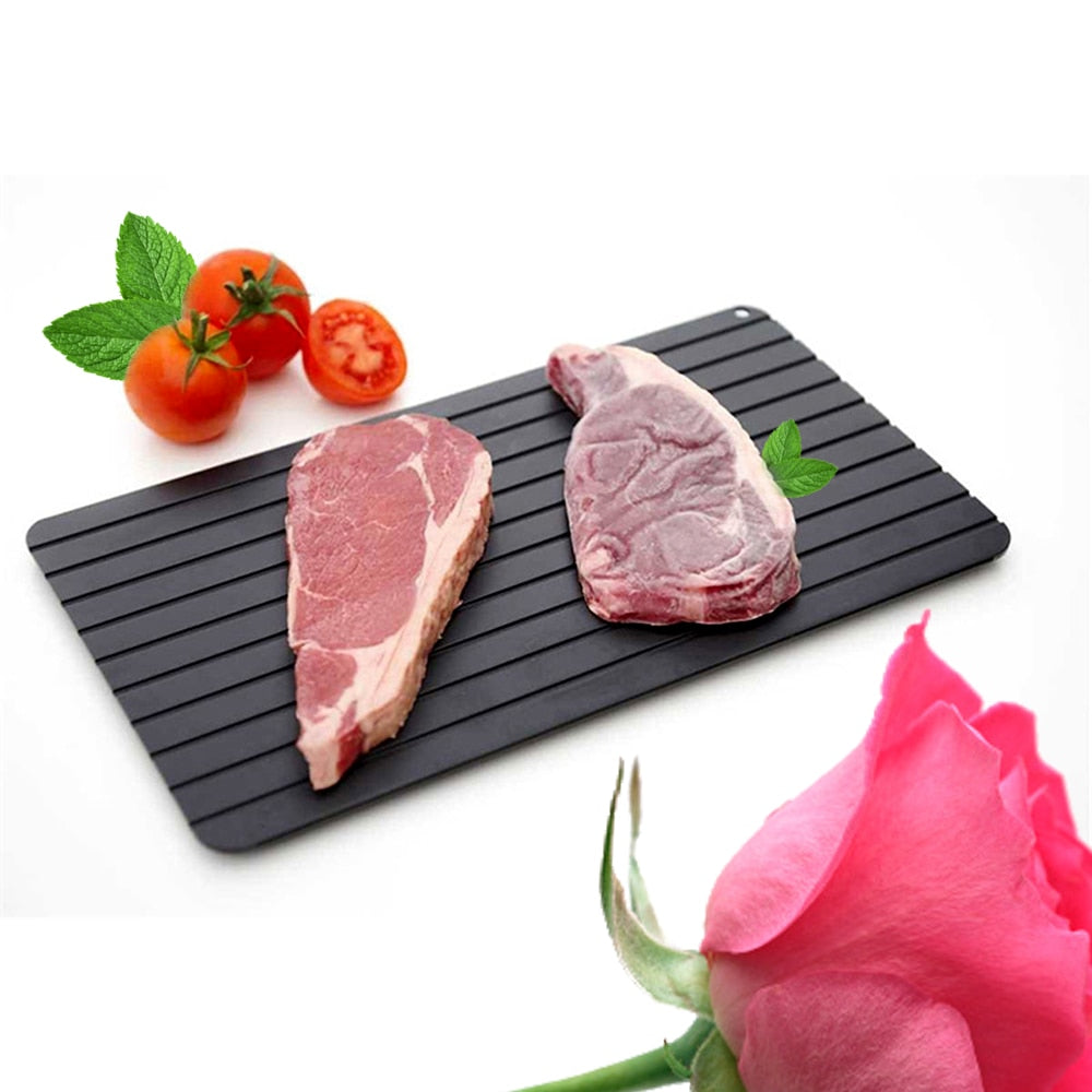 Magic Quick Thaw Chopping Board - Fast Defrosting for Meat and Seafood