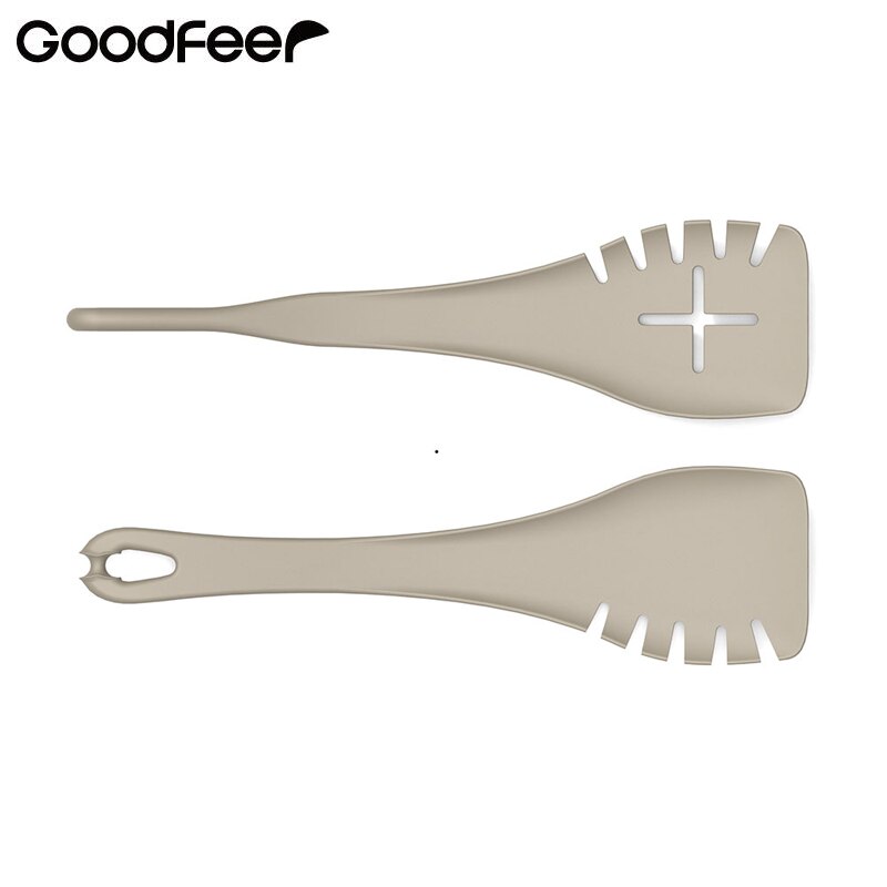 Multifunctional Nylon Food Tongs and Salad Serving Spoon