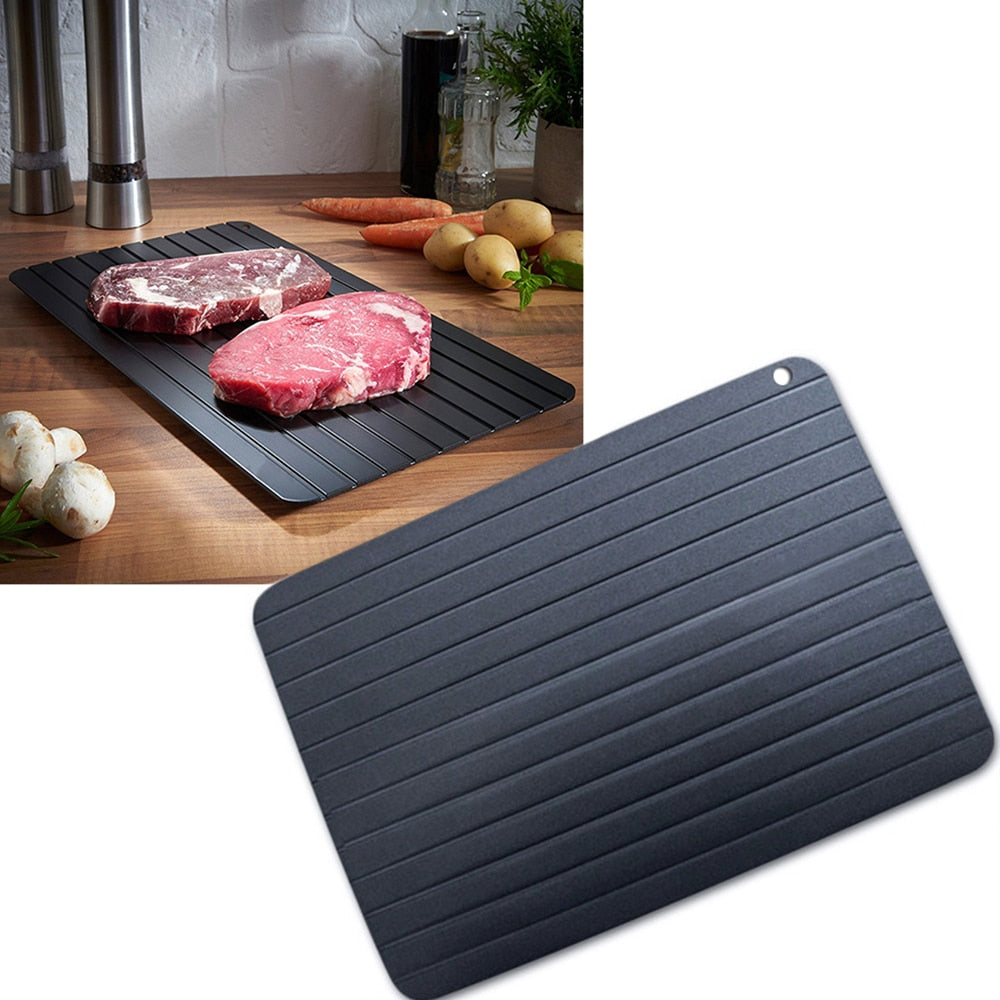 Magic Quick Thaw Chopping Board - Fast Defrosting for Meat and Seafood