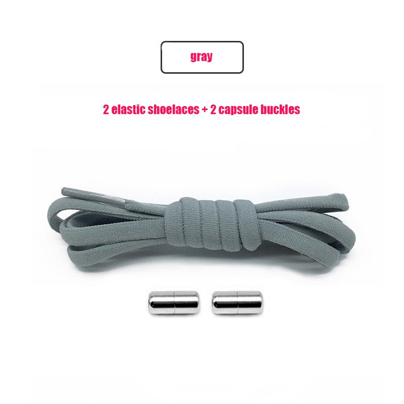 Elastic No Tie Shoelaces - Clip Together