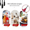 Walfos Non-Stick Butter Cooking Silicone Spatula Set - Heat-Resistant Kitchen Scraper Spatulas