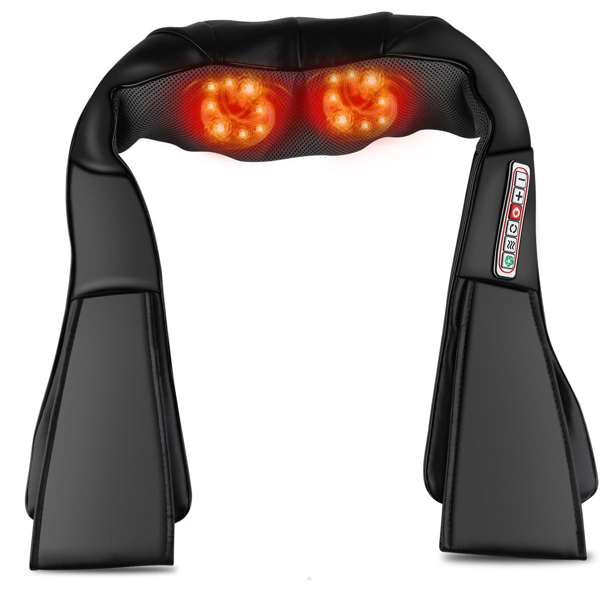 Heated 3D Kneading Neck Massager Device