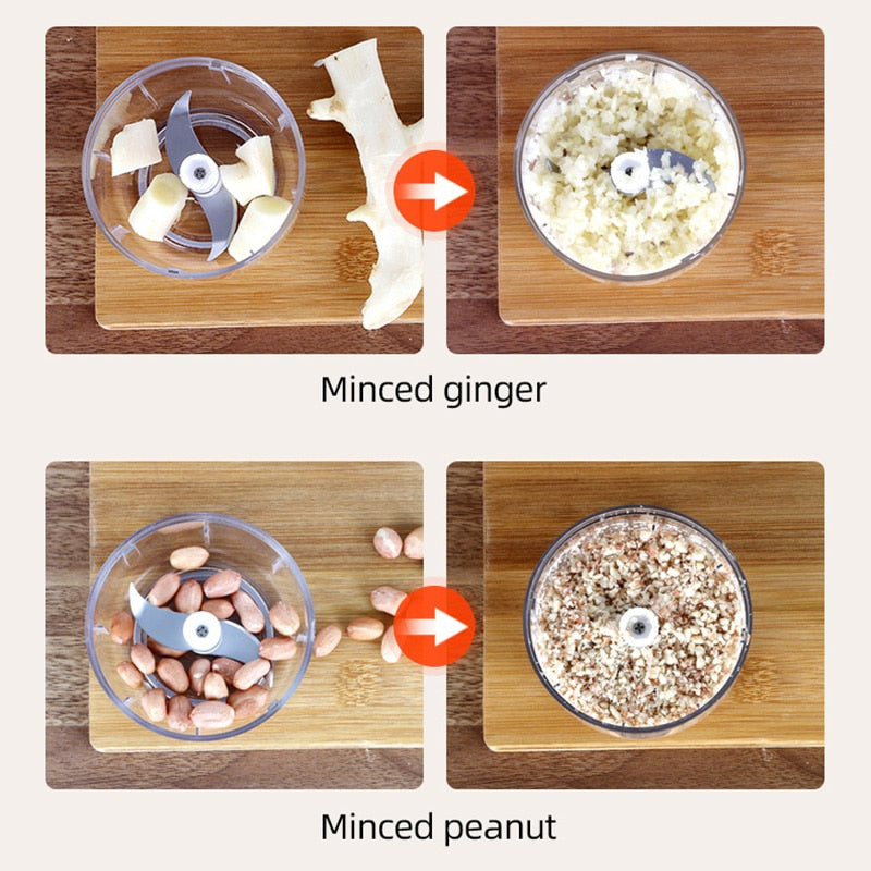 Mini Food Processor - USB Chargeable