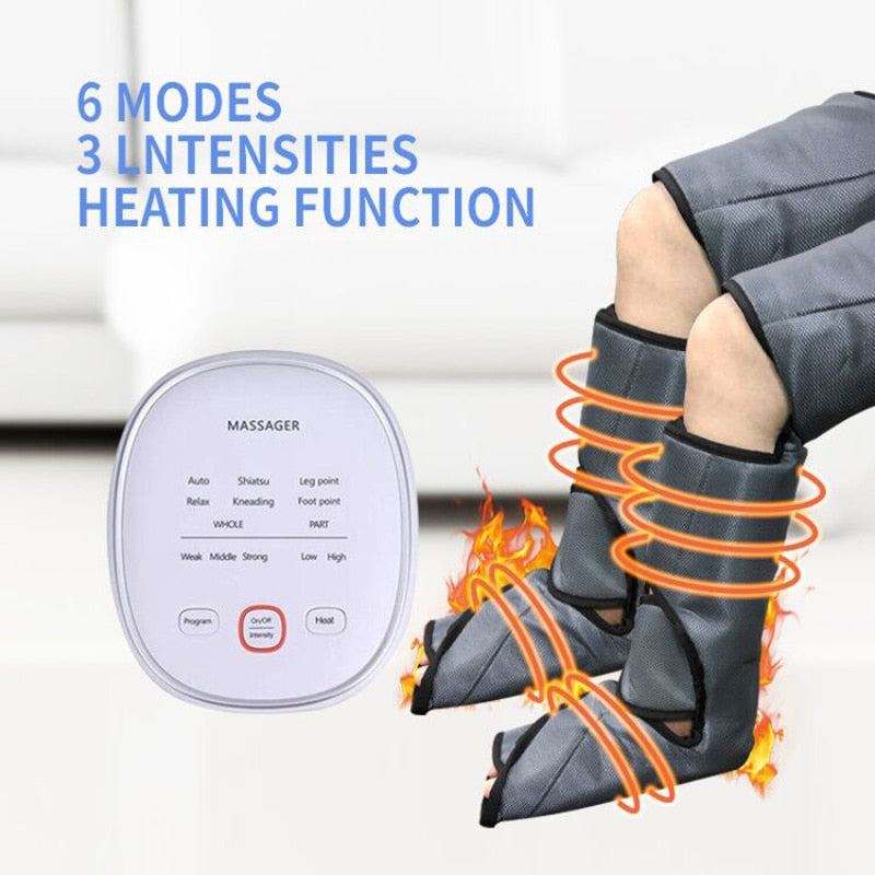 Leg Compression Machine - 6 Modes & 3 Intensities