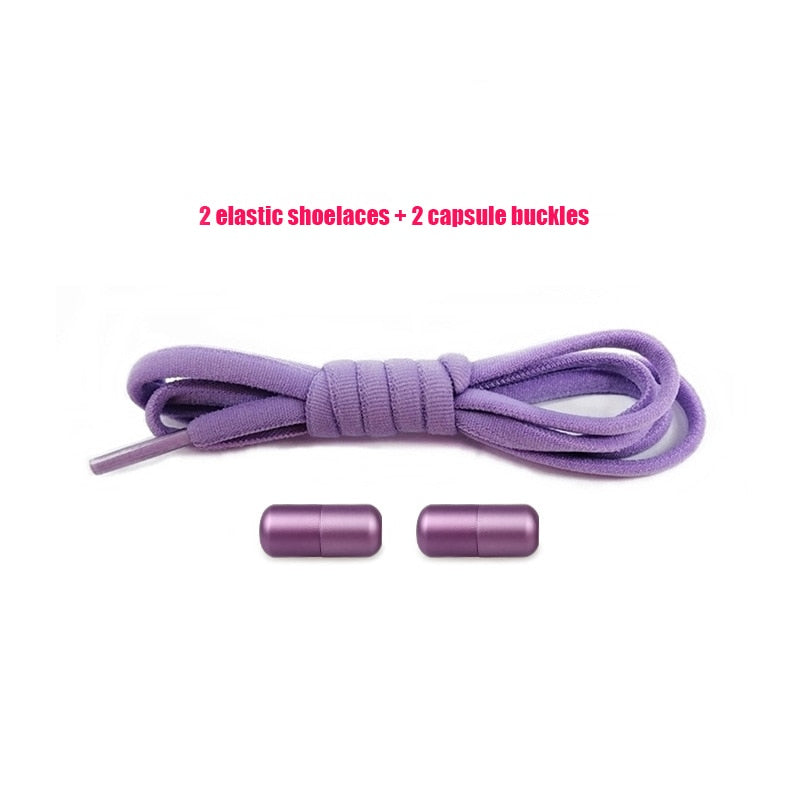 Elastic No Tie Shoelaces - Clip Together